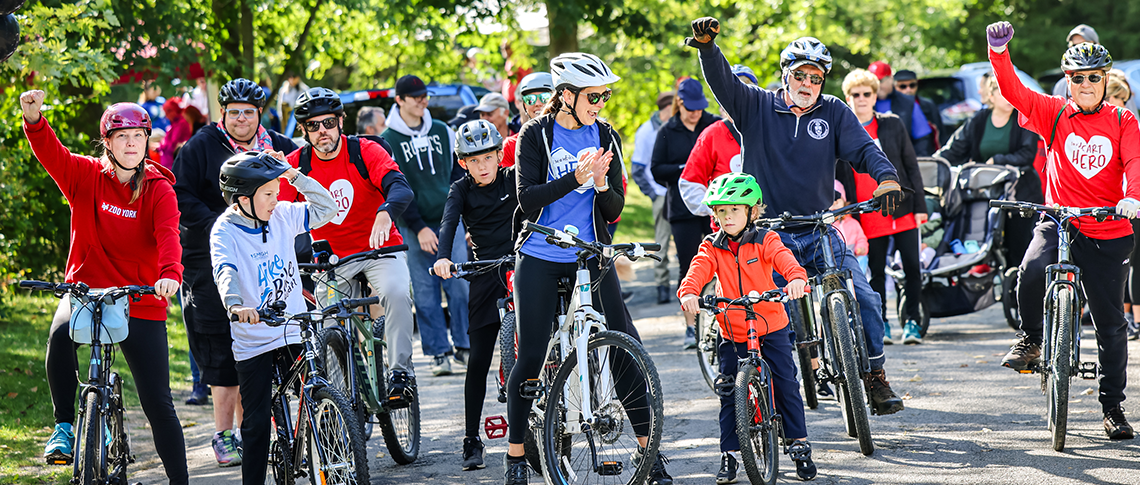 Hike & Bike for Heart - More Cyclists